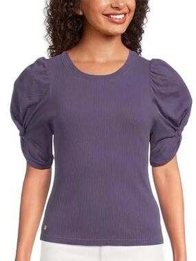 NWT Lilly Pulitzer Ribbed Igby Knit Tee - Purple